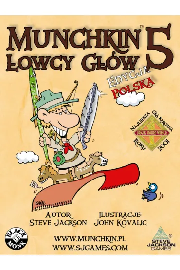 Munchkin 5. �owcy G��w Black Monk - Steve Jackson