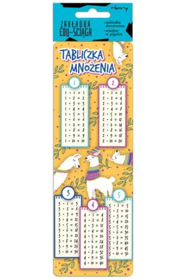 Henry Zak�adka edu-�ci�ga. Tabliczka mno�enia - lamy