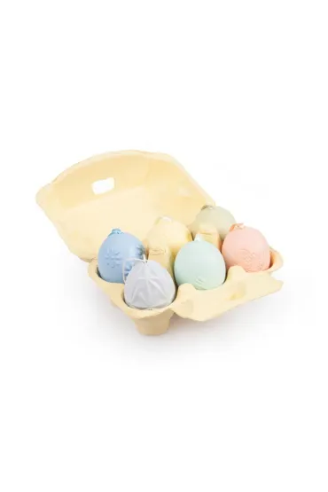 MFP Jajka plastikowe 6cm/6 szt. mix kolor�w i wzor�w