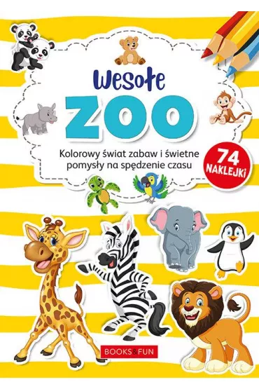 Ksi��ka Weso�e zoo. Kolorowy �wiat zabaw