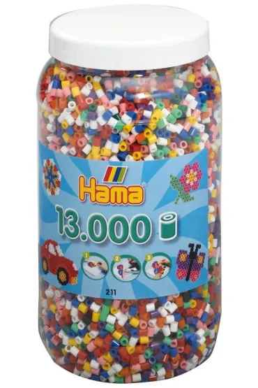 Koraliki Midi w pojemniku 13000el Hama