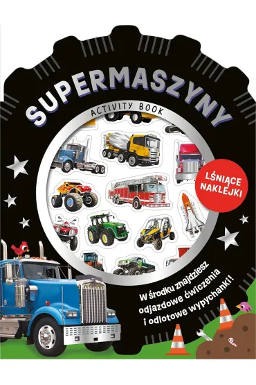 Wypuk�e naklejki metaliczne. Supermaszyny