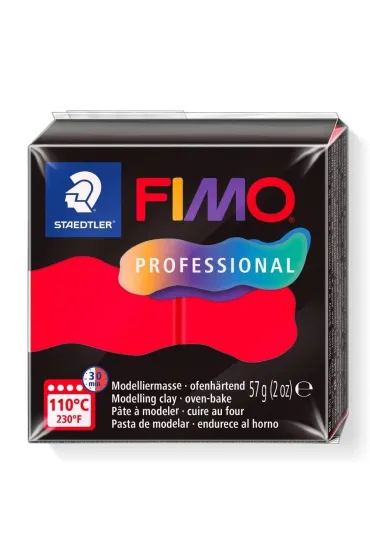 Staedtler Masa termoutwardzalna Fimo 57g czerwony