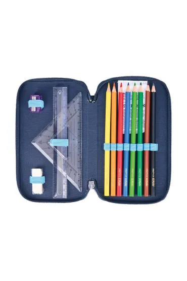 Herlitz Pi�rnik potr�jny z wyposa�eniem Cosmic Explorer