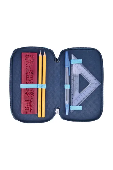 Herlitz Pi�rnik potr�jny z wyposa�eniem Cosmic Explorer