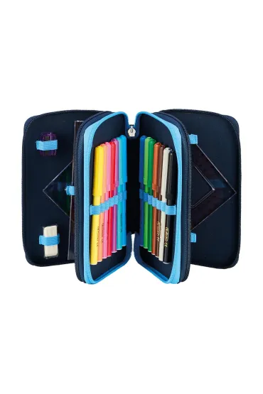 Herlitz Pi�rnik potr�jny z wyposa�eniem Cosmic Explorer