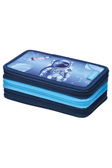Herlitz Pi�rnik potr�jny z wyposa�eniem Cosmic Explorer