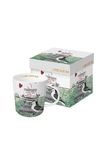 Ppd PaperProducts Design Kubek porcelanowy Love You 350ml