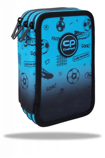 Coolpack, Pi�rnik potr�jny z wyposa�eniem Jumper 3 - Game Over Gradient Blue (F067008)