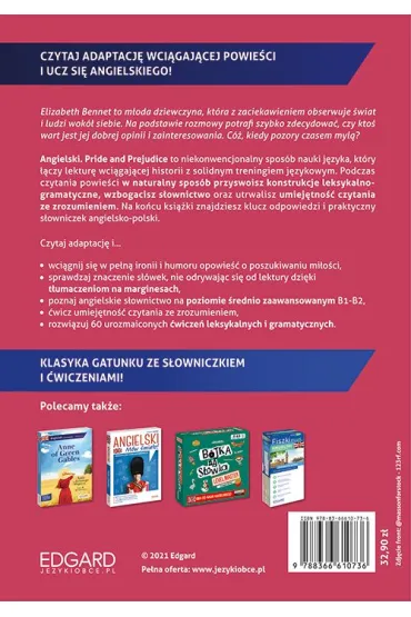 Pride AND Prejudice. Duma i uprzedzenie. Adaptacja klasyki z �wiczeniami do nauki j�zyka angielskiego - Jane Austen