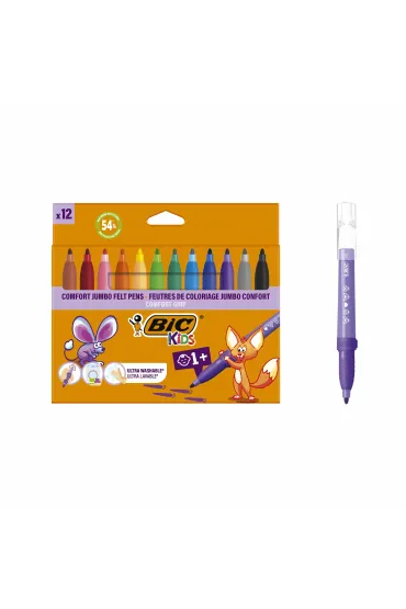 Bic Flamastry Kids Comford Jumbo 12 szt.