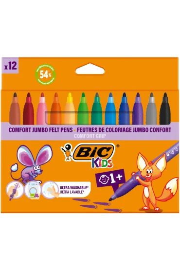 Bic Flamastry Kids Comford Jumbo 12 szt.