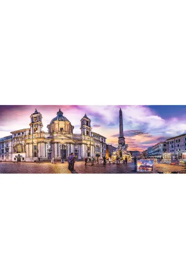 Puzzle panoramiczne 500 el. Piazza Navona, Rzym Trefl