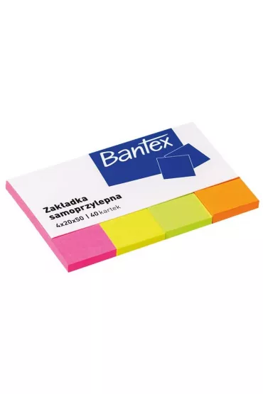 Bantex Zak�adki indeksuj�ce samoprzylepne 160 kartek