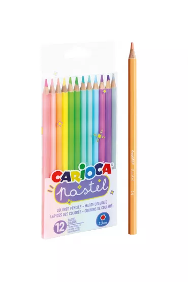 Carioca Kredki o��wkowe pastelowe 12 szt.
