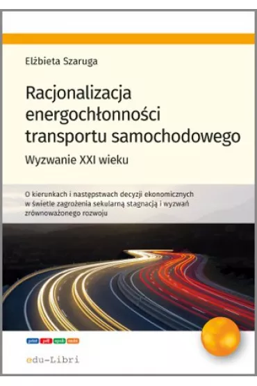 eBook Racjonalizacja energoch�onno�ci transportu samochodowego pdf mobi epub - El�bieta  Szaruga