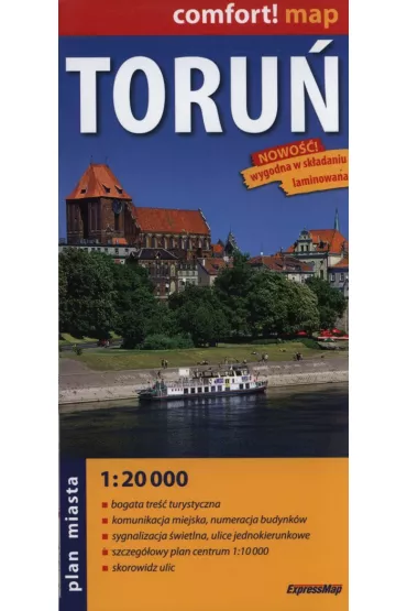 Toru�  plan miasta 1:20 000