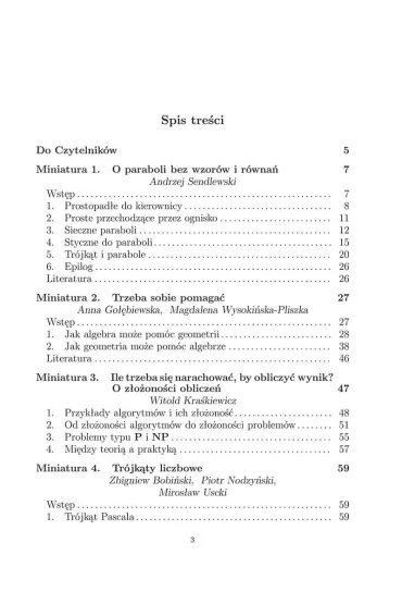 Miniatury matematyczne 71 - Andrzej Sendlewski, Anna  Go��biewska