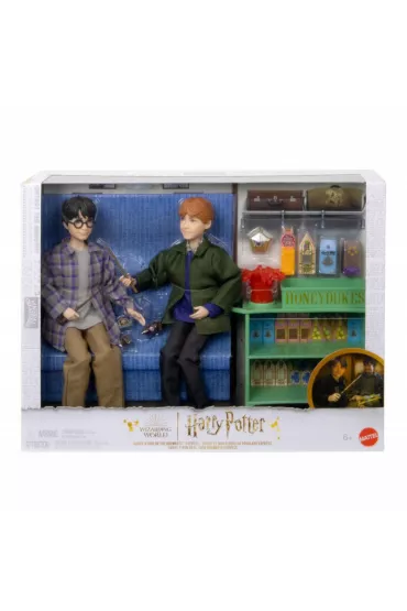 Zestaw lalek Harry Potter Harry i Ron w Ekspresie do Hogwartu Mattel