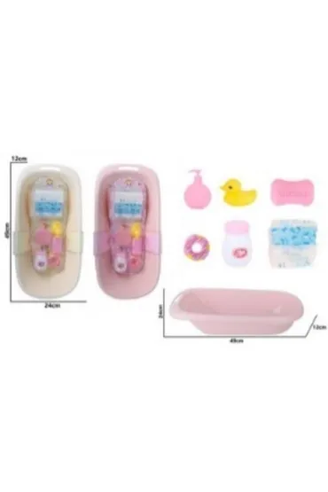 Wanienka do k�pieli lalki + akcesoria 24x49x12cm Madej