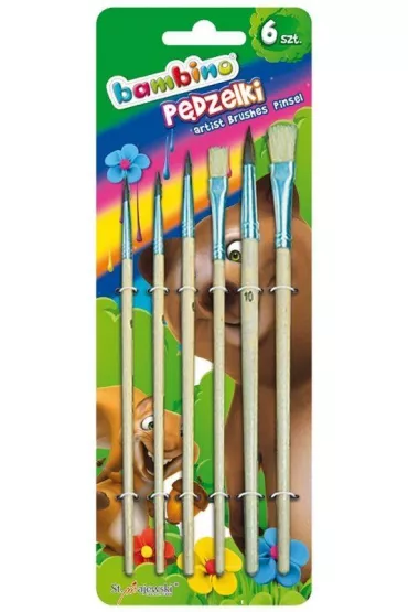 St. Majewski Pdzelki Bambino 6 szt.