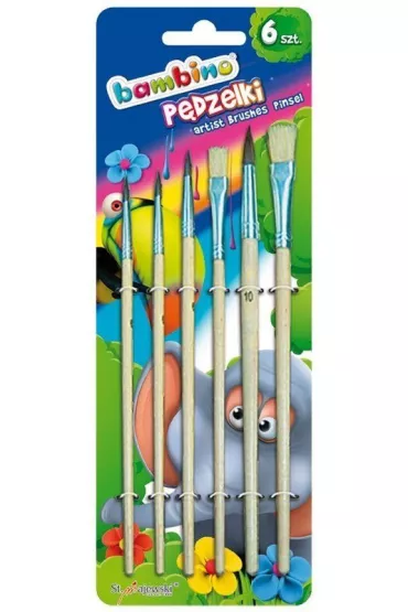 St. Majewski Pdzelki Bambino 6 szt.