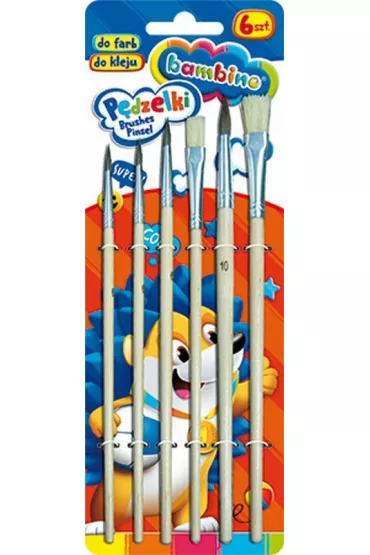 St. Majewski Pdzelki Bambino 6 szt.