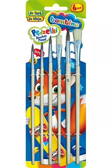 St. Majewski Pdzelki Bambino 6 szt.