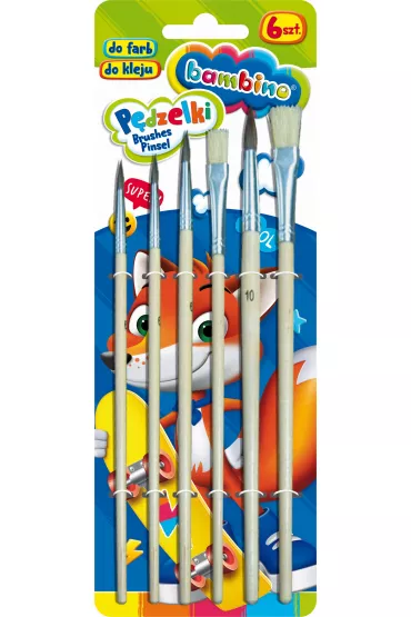 St. Majewski Pdzelki Bambino 6 szt.