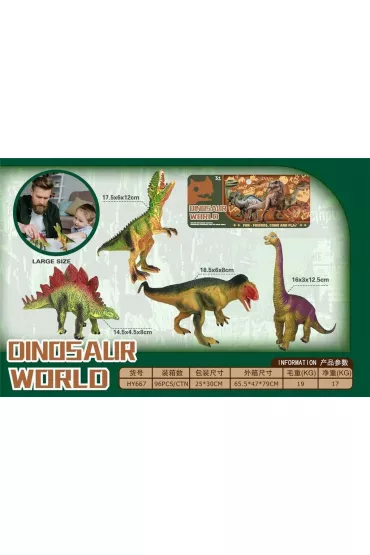 Zestaw dinozaur�w