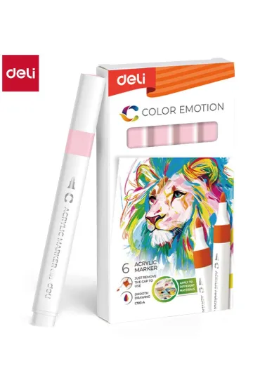 Deli Marker akrylowy baby pink