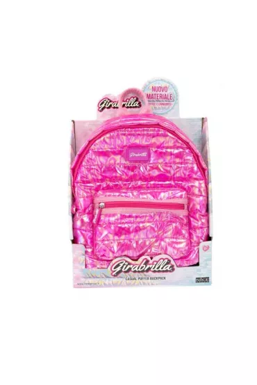 Nice Group Plecak puff ciemno r�owy 22cm