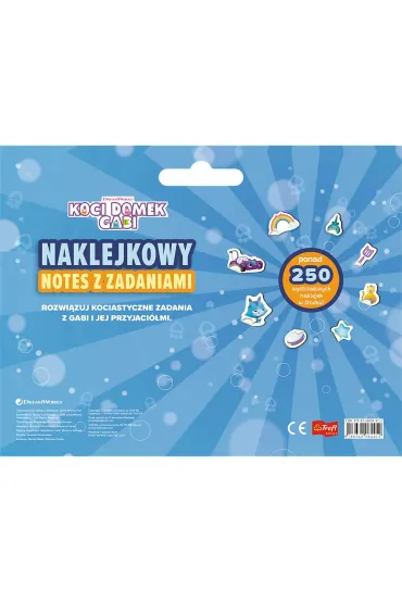 Koci Domek Gabi. Naklejkowy notes z zadaniami