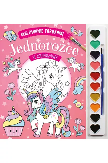 Malowanie farbkami. Jednoro�ce