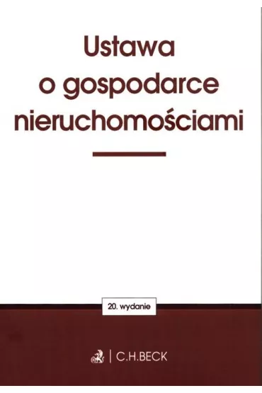Ustawa o gospodarce nieruchomo�ciami