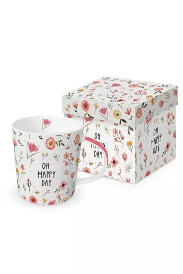 Ppd PaperProducts Design Kubek porcelanowy Oh Happy Day 350ml