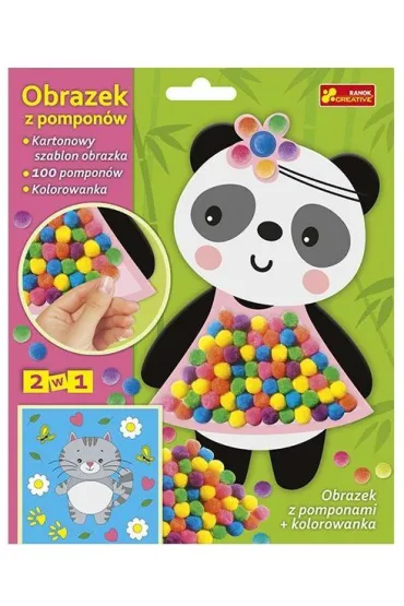 Obrazek z pompon�w Panda 2w1 Ranok-Creative