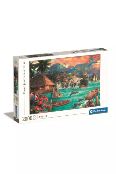 Puzzle 2000 el. Island life Clementoni