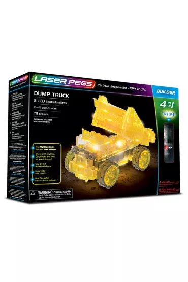 Klocki. Laser Pegs. Dump Truck 4 w 1