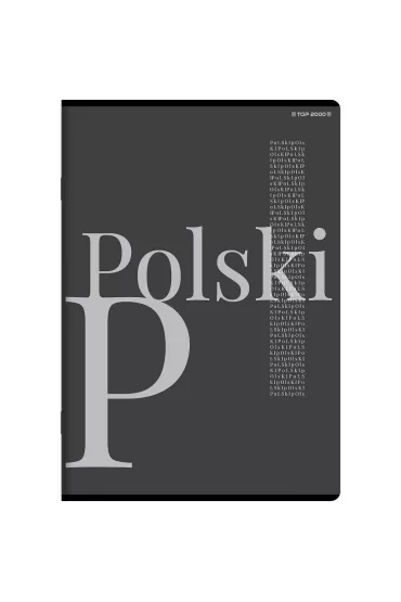 Top-2000 Zeszyt tematyczny A5 J�zyk polski linia, 70g 60 kartek