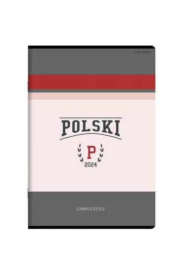 Top-2000 Zeszyt tematyczny A5 J�zyk polski linia, 70g 60 kartek