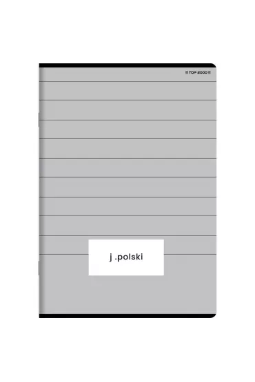 Top-2000 Zeszyt tematyczny A5 J�zyk polski linia, 70g 60 kartek