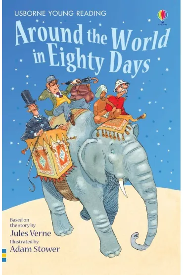 Around the World in Eighty Days wer. angielska - Adam Stower, Jane Bingham