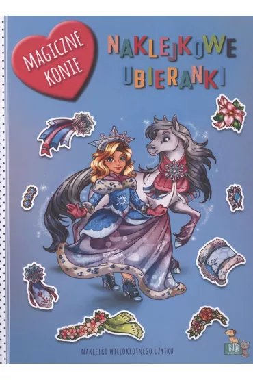 Naklejkowe ubieranki. Kocham konie - Magorzata Ewa  Skibiska, Weronika  Bartczak