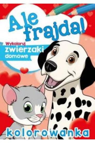 Malowanka A4 Ale frajda  Wykoloruj zwierzaki domowe SKRZAT 156634 SK