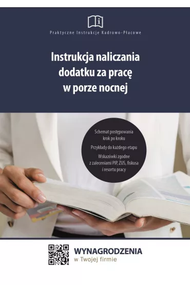 eBook Instrukcja naliczania dodatku za prac w porze nocnej pdf - Jakub  Pioterek