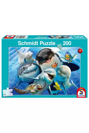 Puzzle 200 el. Podwodni przyjaciele Schmidt