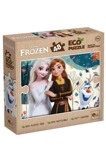 Puzzle dwustronne eko 48 el. Frozen Lisciani