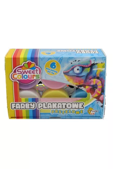 Otocki Farby plakatowe pastelowe 6 x 20 ml
