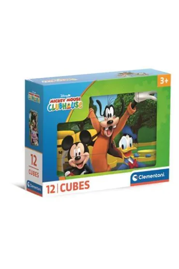 Puzzle Klocki obrotowe 12 element�w Mickey CLEMENTONI 41348